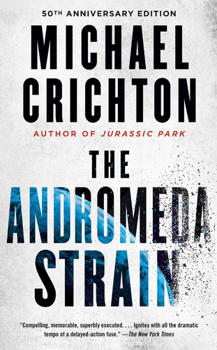 Bokcover for boken The Andromeda Strain